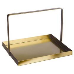 JK Home Décor - Δίσκος Μεταλλικός Χρυσός 30x25X22cm 56318