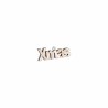 JK Home Décor - Χmas Ξύλινο Λευκό S/12 7x2.5cm 50097