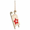 JK Home Décor - Έλκηθρο Ξύλινο Xmas 7x17cm 54062