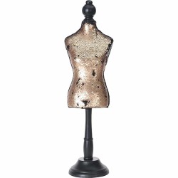 JK Home Décor - Μπουστο Με Πουλιες xρυσες Σταντ Ξύλινο 724127