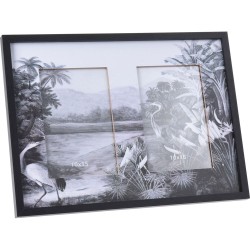 JK Home Décor - Koρνίζα ξύλινη Tropical 31x23cm 127820