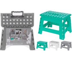 JK Home Décor - Σκαμπώ Αναδιπλουμενο 3χρωματα 29x23x23cm 912092