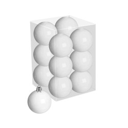JK Home Décor - Μπάλα Πλαστική Λευκη S/18 3cm