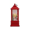 JK Home Décor - Φαναρακι Κόκκινο με LED Χριστουγέννων 5.5x13.5cm 56567