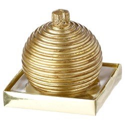 JK Home Décor - Κερί Μπάλα Χρυσό 10cm 44183