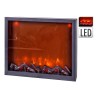 JK Home Décor - Διοκοσμητικό Τζάκι 29x10x23cm LED 179693