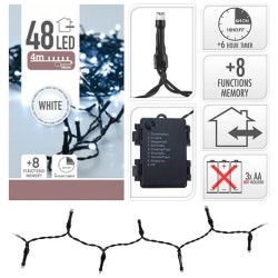 JK Home Décor - Λαμπάκια Snake White 48LΕD 261585
