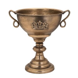 JK Home Décor - Ανθοδοxείο Μεταλλικό Αντικέ29.5x24x30.5cm 56887