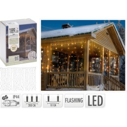 JK Home Décor - Λαμπάκια Flash Βροχή WW 189LED 746741