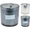 JK Home Décor - Kερί Αρωματικό σε γυάλινο ποτήρι 10x10cm Silver Winter 2 αρώματα 985348 (1 τμχ)