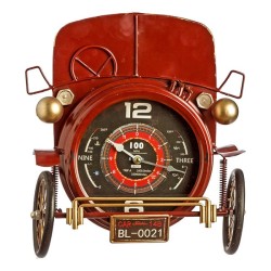 JK Home Décor - Ρολόι Αυτοκινητακι Μεταλλικό Επιτοιxιο 30x35cm 54821