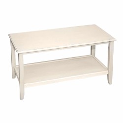 JK Home Décor - Τραπεζι Λευκό 90x45x45cm 43177 