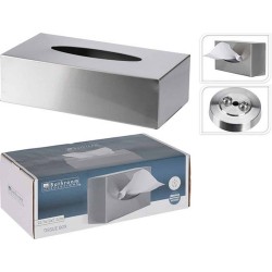 JK Home Décor - Θήκη Ανοξειδωτη Για xαρτομαντηλα 24x12x7cm 910777