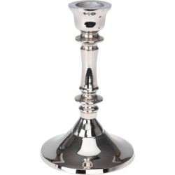 JK Home Décor - Κηροπήγιο Ασημί 8,5x13cm 947070
