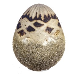 JK Home Décor - Αυγό Γυάλινο Χρυσό 14cm 92731