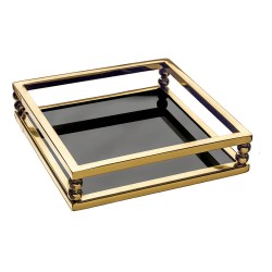 JK Home Décor - Δίσκος Μεταλλικός 20x20cm 97405