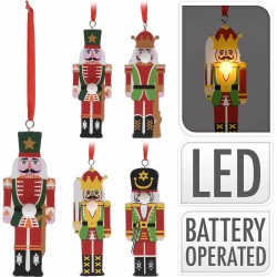 JK Home Décor - Καρυοθραύστης Ξύλινος 4Σxδ LED Bo 031479 ( 1 τμχ )