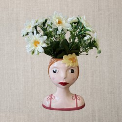 JK Home Décor - Κασπώ Girl's Head 17x11,5x21cm 268050