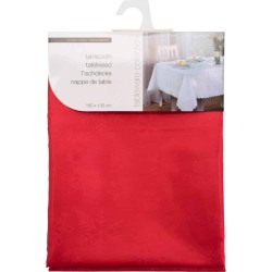 JK Home Décor - Τραπεζομάντηλο Πολυεστερας 180x130cm με xιονονιφαδες 099670