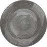 JK Home Décor - Πιατελα Γυάλινη Γκρι 32cm 247030