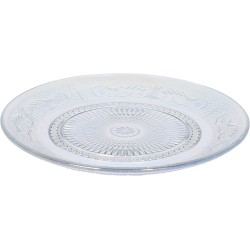 JK Home Décor - Πιατέλα Γυάλινη Ιριδιζουσα 22.5cm 663635