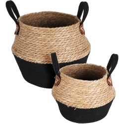 JK Home Décor - Καλάθι S/2 27x19/25cm-33x24/31cm 316699