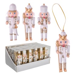 JK Home Décor - Καρυοθρασυτης Ξύλινος Χρυσός S/3 12cm 256165