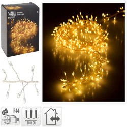 JK Home Décor - Λαμπάκια Cluster Silverwire WW 1440LED 327069