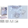 JK Home Décor - Λαμπάκια Μπαταρίας Snake Διάφανο White 80LED 599527