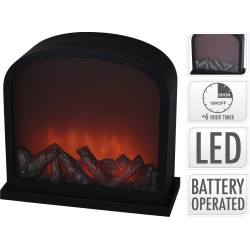 JK Home Décor - Φανάρι Τζακι Φωτιζόμενο Bo 30x13x28cm 608704