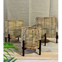 JK Home Décor - Kαλάθια Osiris Rattan S/3 56906