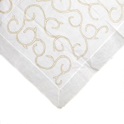 JK Home Décor - Τραπεζομάντηλο Οργάντζα 130x130cm 10340