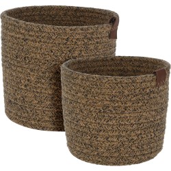 JK Home Décor - Καλάθι S/2 17X13cm. 20X15cm 310062