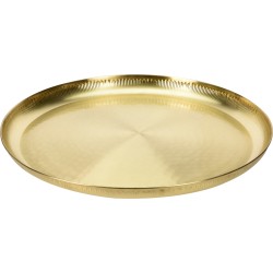 JK Home Décor - Πιατέλα Ανοξειδωτη Χρυσή 53cm 415872