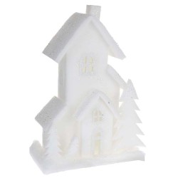 JK Home Décor - Σπιτάκι Χριστουγέννων LED Με Μπαταριες 51cm 417244