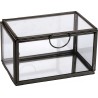 JK Home Décor - Κουτί Terrarium Μαυρο 13x18cm 241724