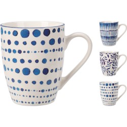 JK Home Décor - Κούπα Πορσελάνη 350ml 10cm 4Σxδ 457316