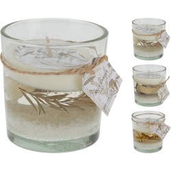 JK Home Décor - Κερί Αρωματικό (Jelly candle) Σε Γυάλινο ποτήρι 8cm 3Σxδ 477666 (1 τμχ)