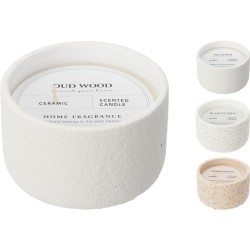 JK Home Décor - Κερί Αρωματικό Σε Κεραμικό 12x7cm 3 αρώματα 543590 (1 τμχ)