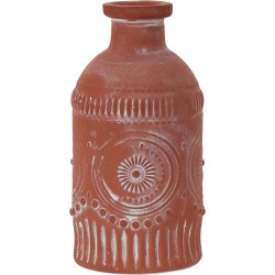 JK Home Décor - Βάζο Κεραμικό Terracota 6x12cm 553018