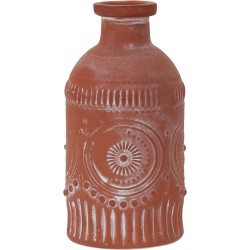 JK Home Décor - Βάζο Κεραμικό Terracota 6x12cm 553018