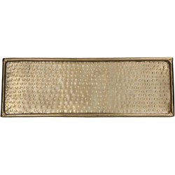 JK Home Décor - Δίσκος Αλουμινίου Χρυσός 38x13.5x0.5cm 6801