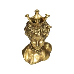 JK Home Décor - Κασπώ Aphrodite Πολυρέζιν Χρυσό 18.8x15x29cm 7909