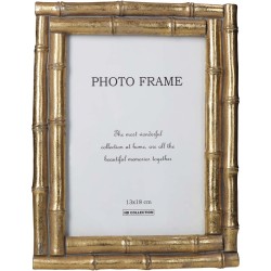 JK Home Décor - Κορνίζα Χρυσή Πολυρεζίν 10x15cm 9139