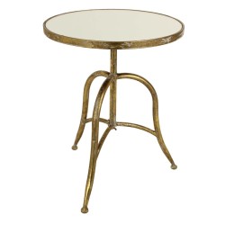 JK Home Décor - Τραπεζάκι Μεταλλικό Χρυσό 40x40x51cm 2601