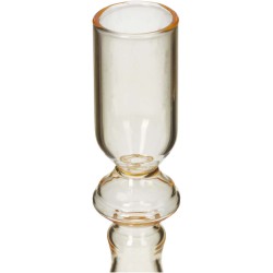 JK Home Décor - Κηροπήγιο Mix & Match Κίτρινο 9x9x19.5cm 0186