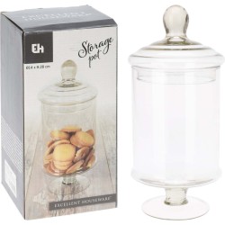 JK Home Décor - Γυάλα Με Καπάκι 13x26cm 234290