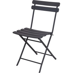 JK Home Décor - Καρέκλα Bistro Μαύρη 80cm 378904