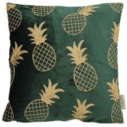 JK Home Décor - Μαξιλάρι Pineapple Βελουδο 45X45cm X7760