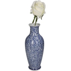 JK Home Décor - Βάζο Chinoiserie Πορσελάνη 21x21x28cm 4356
